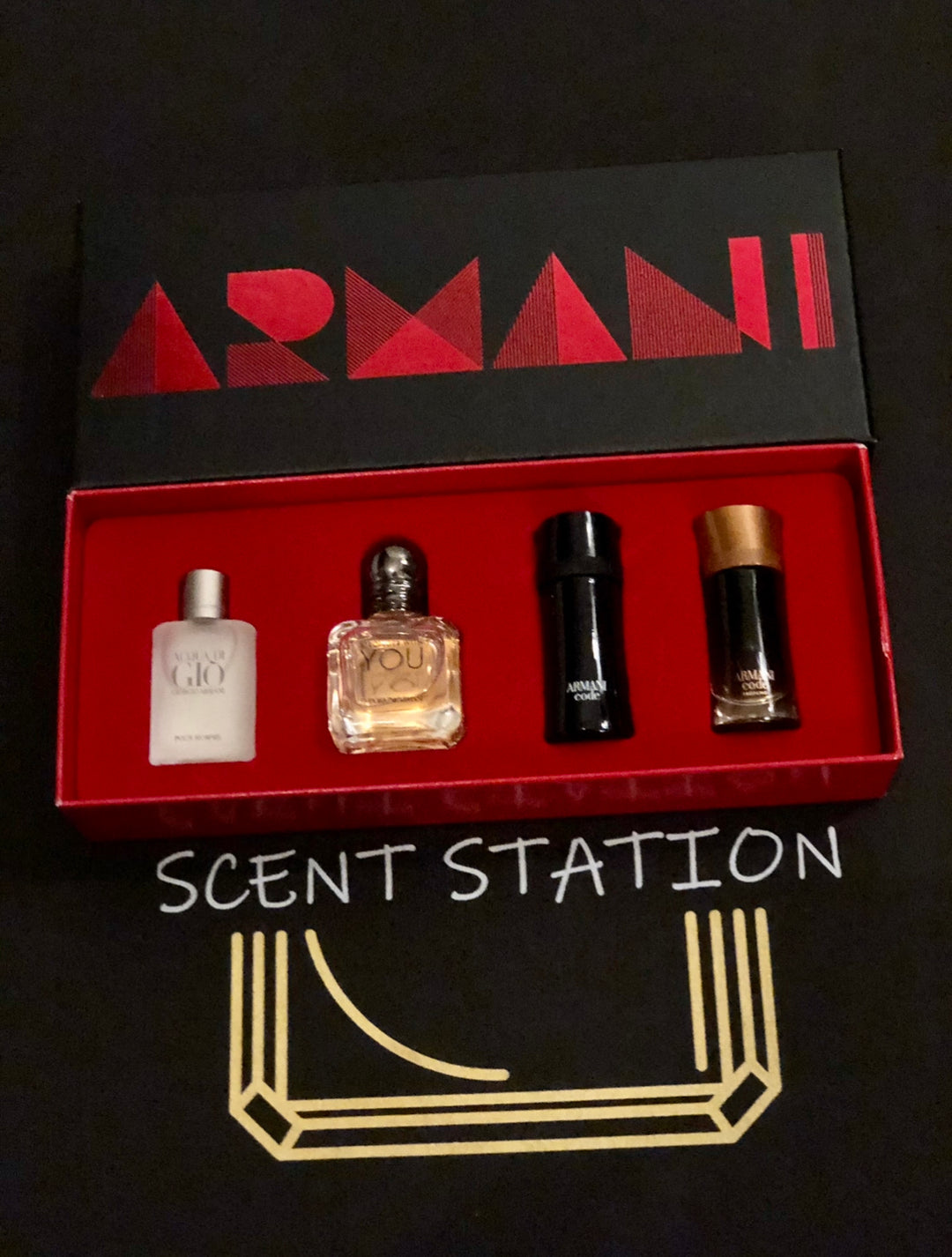 Armani perfume mini set best sale